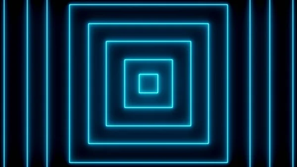 Abstract background with neon squares