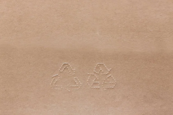 Переработка Текстурированного Фона Бумаги — стоковое фото