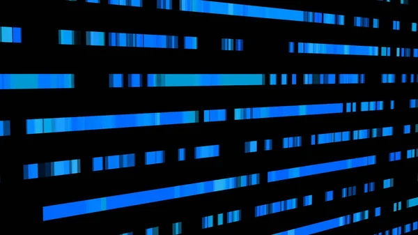 Fondo Tecnológico Con Movimiento Rápido Rectángulos Fondo Azul Abstracto — Foto de Stock
