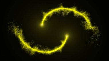 Giriş Flash Işığı, Lens Fişeği, Döndürme Parçacıkları Açılıyor