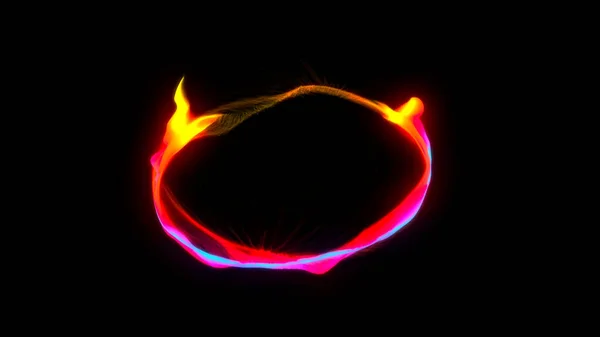 Abstracte Ring Achtergrond Kleurrijk Element — Stockfoto