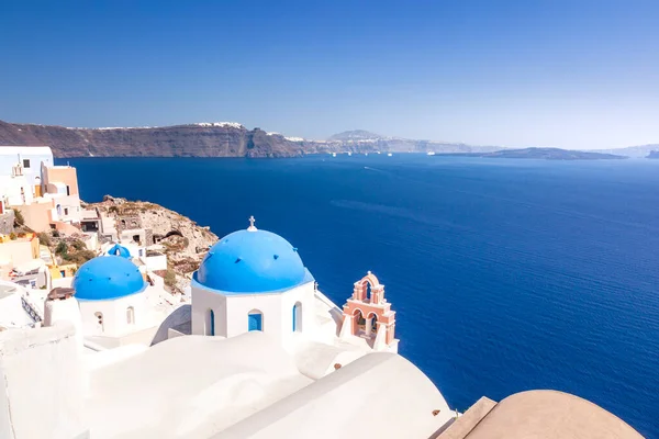 Typical View Oia Santorini Greece — Stock Photo, Image