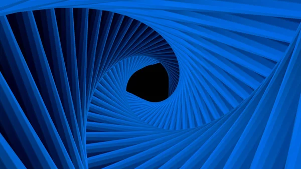 Túnel Espacial Triángulo Futuro Una Composición Ciencia Ficción — Foto de Stock