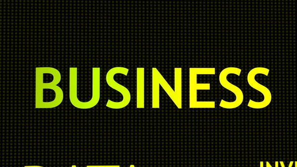 Business Text Animation Digital Illustration — Stock Photo, Image