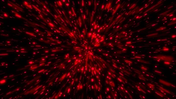 Particle Space Traveling Particle Zoom Background — Stock Photo, Image