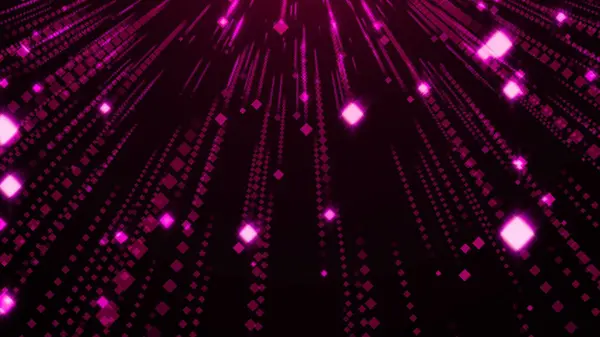 Violett Partiklar Glitter Glamour Regn — Stockfoto