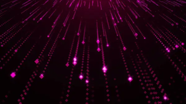 Violett Partiklar Glitter Glamour Regn — Stockfoto