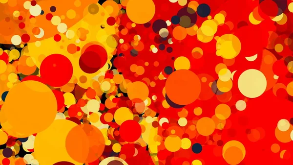 概要カラフルなオレンジ色の円の背景 — ストック写真