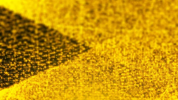 ゴールドの輝く粒子 デジタル イラスト背景 — ストック写真