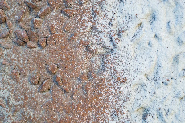 石膏中石头的质地 — 图库照片