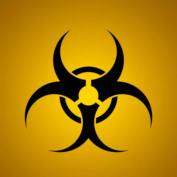 Типичный Символ Биологической Опасности — стоковое фото