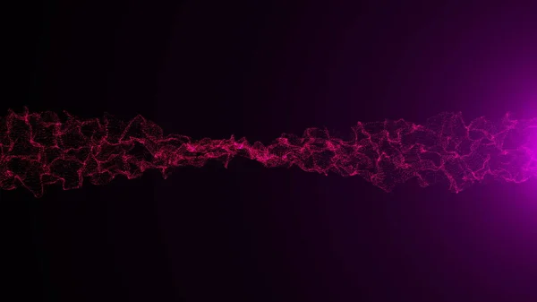 Κυματιστή Επιφάνεια Των Σωματιδίων Λάμψη Λαμπερή Φλόγα — Φωτογραφία Αρχείου