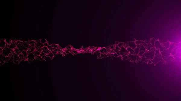 Κυματιστή Επιφάνεια Των Σωματιδίων Λάμψη Λαμπερή Φλόγα — Φωτογραφία Αρχείου