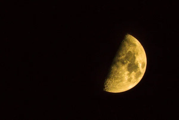 Nachthimmel Mit Mond Astronomie Wissenschaft — Stockfoto