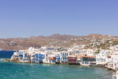 Mykonos Adası manzarası 