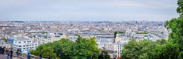 Panorama Van Parijs Gezien Vanaf Montmartre — Stockfoto
