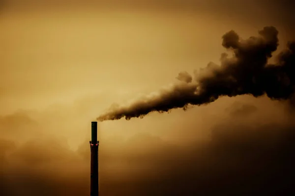 industrial air pollution smoke chimney