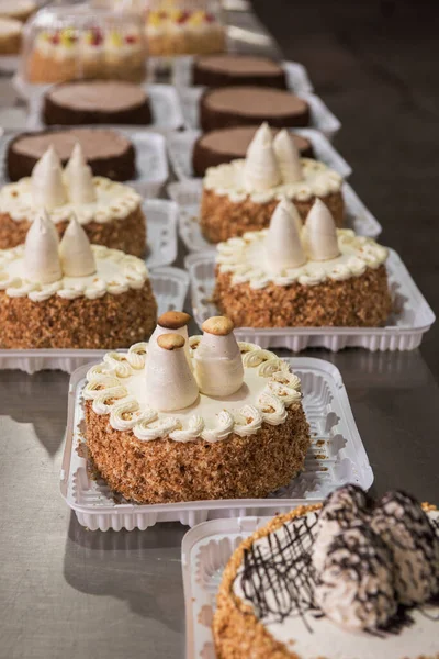 Close Uitzicht Heerlijk Zoet Dessert — Stockfoto