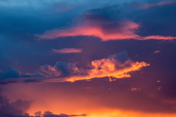 Beautiful Sky Clouds Cover Sun — Stock Photo, Image