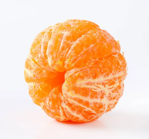 Ripe Tangerine Mandarin Isolated White — Stock Photo, Image