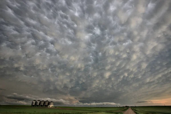 Prairie Storm Clouds Amazing Nature View — Stock Photo, Image