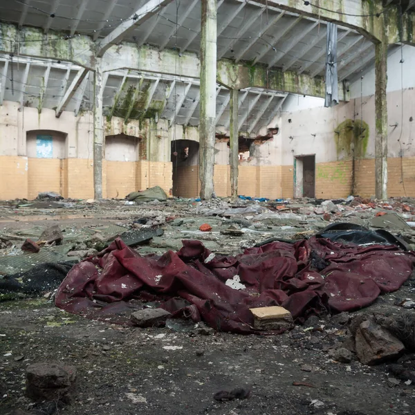 Abandoned Old Factory Building Nobody — Stock Photo, Image