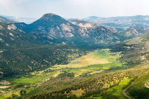Looking Horseshoe Park Rocky Mountain National Park Colorado — Stock Photo, Image
