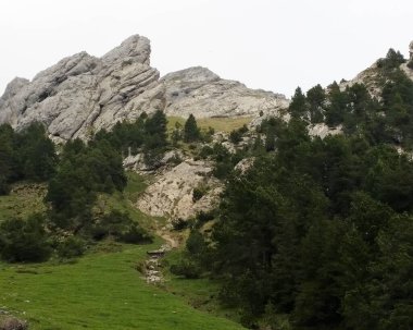 güzel dağ zirveleri ve kayalar