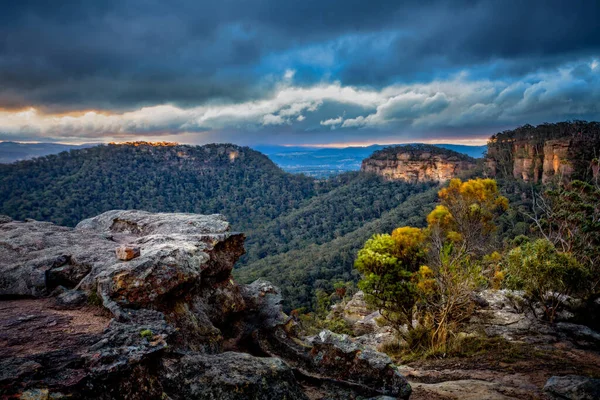 Strong Winds Incoming Storm Blue Mountains — Stock Photo, Image