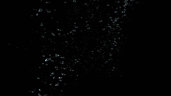 Detailní Záběr Vodní Bubliny Nebo Texturu Sodovky — Stock fotografie