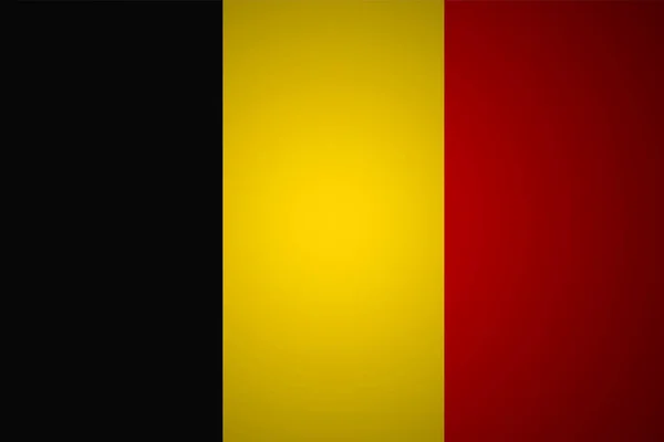Belgische Flagge Minimalistischem Design Und Hoher Auflösung — Stockfoto