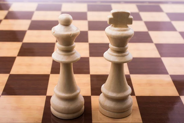 Šachovnice Šachovými Figurkami — Stock fotografie