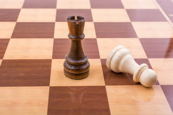Chess Board Chess Pieces — Stock Photo, Image