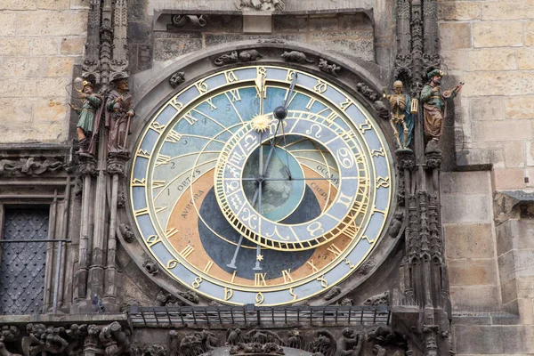Zegar Astronomiczny Pradze Czechy — Zdjęcie stockowe