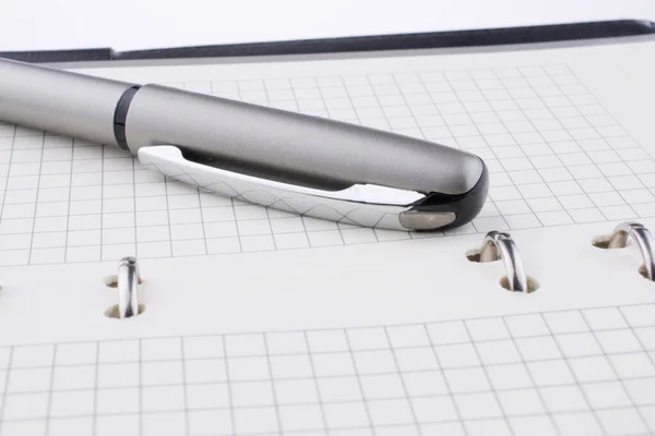 Pen Notebook Close — Stock Photo, Image