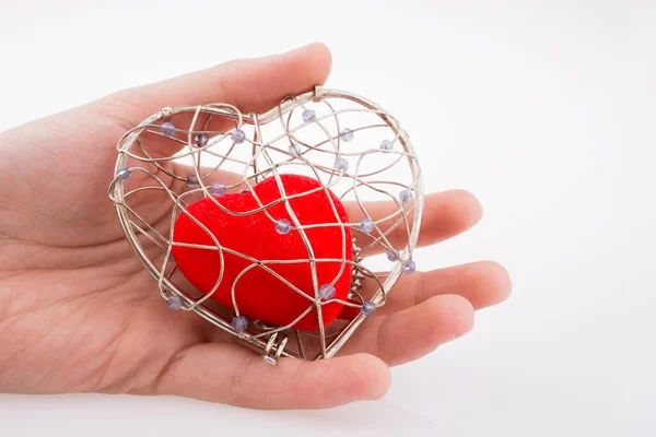 Coeur Dans Une Cage — Photo