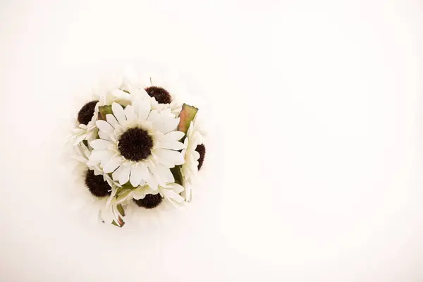 人工花束 美しい花の背景 — ストック写真