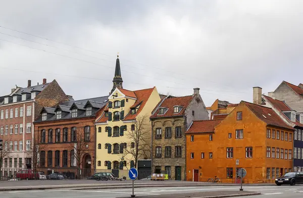 Street Copenhagen Background View — Stock Photo, Image