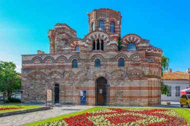Nesebar, Bulgaristan - 29 Mayıs 2019: Nesebar (Genellikle Nessebar olarak yazılır) Antik Bir Şehir dir ve Burgaz eyaletinde bulunan Bulgaristan Karadeniz Kıyısındaki En Önemli Sahil Beldelerinden Biridir.