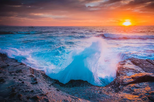 Schöne Aussicht Auf Die Meereslandschaft Reise Natur Hintergrund — Stockfoto
