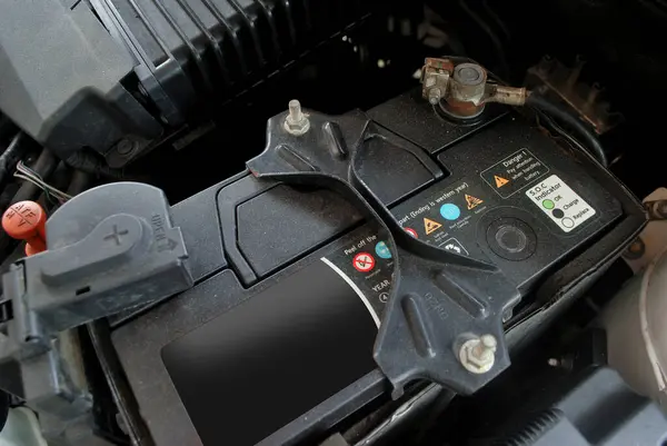 Sistema Batterie Auto Vicino — Foto Stock