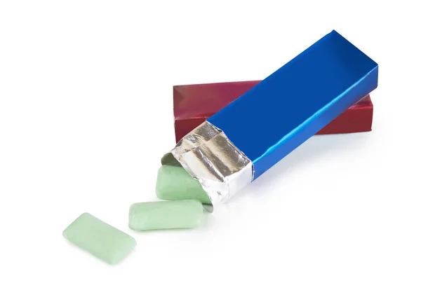Chewing Gum White Background — Stock Photo, Image