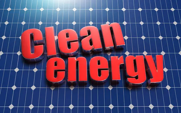 Clean Energy Colorful Illustration — Stock Photo, Image