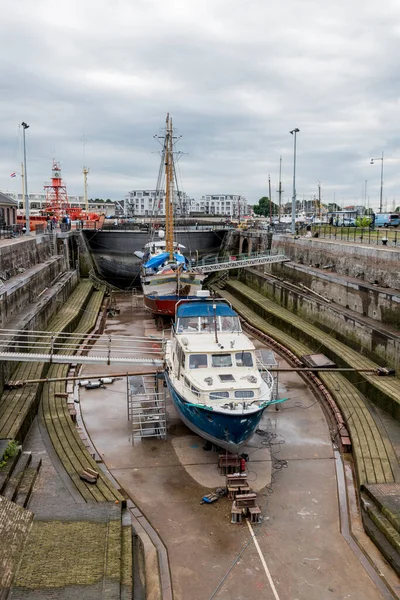 Ships Only Working Drydock Holland — Stock Photo, Image