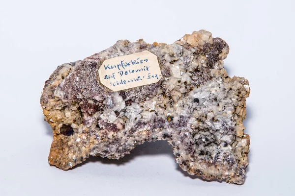 Chalcopyrite Pyrite Big Piece Containing High Amounts Copper Ore — Stock Photo, Image