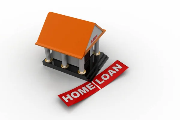 Home Loan Concept Illustration — Stock Photo, Image
