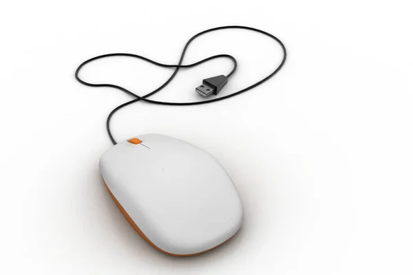 Počítačová Myš Ilustrace — Stock fotografie