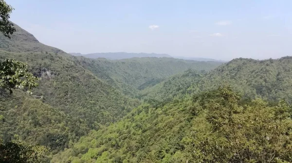 Paisagem Montanhas Verdes — Fotografia de Stock