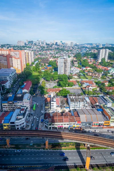 クアラルンプール旧市街とマレーシアの首都の新しい部分 アジアを旅する — ストック写真