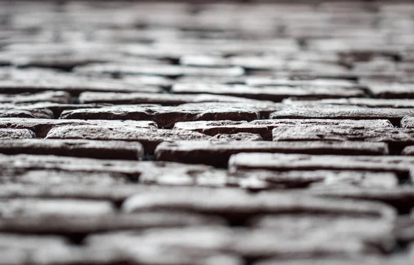 Abstract Pattern Grey Bricks Wallpaper — Fotografia de Stock